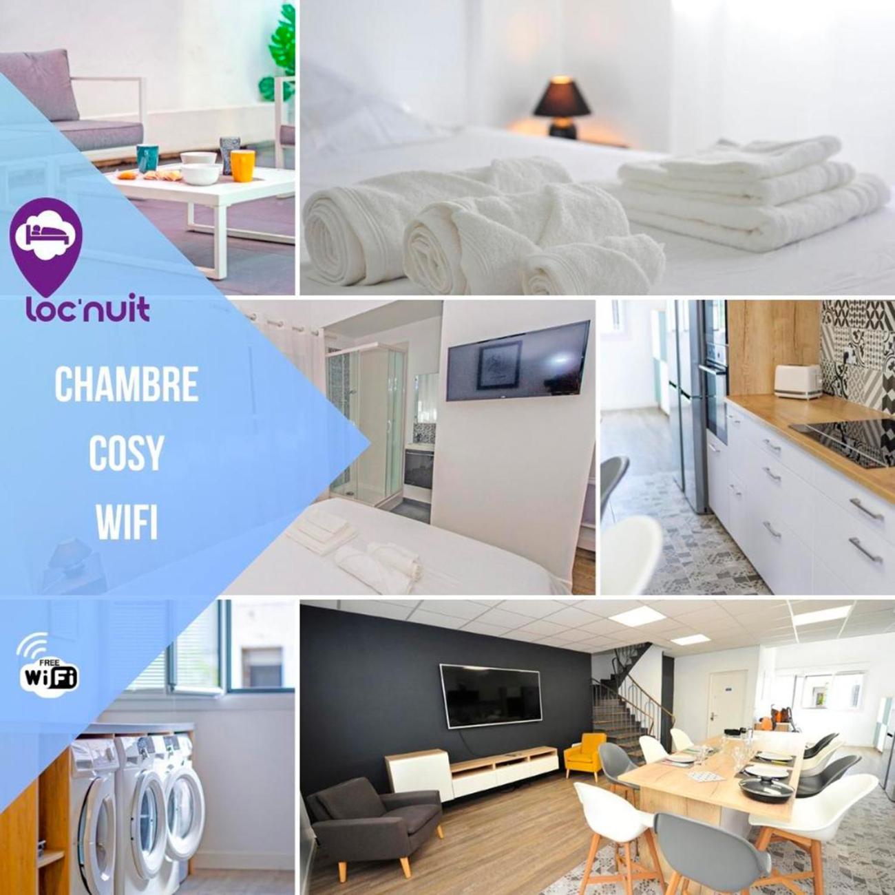 Loc'Nuit - Chambres Tout Confort - Hyper Centre Agen Chambre photo